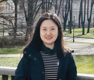 Young woman in a park