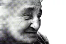en äldre kvinna.foto